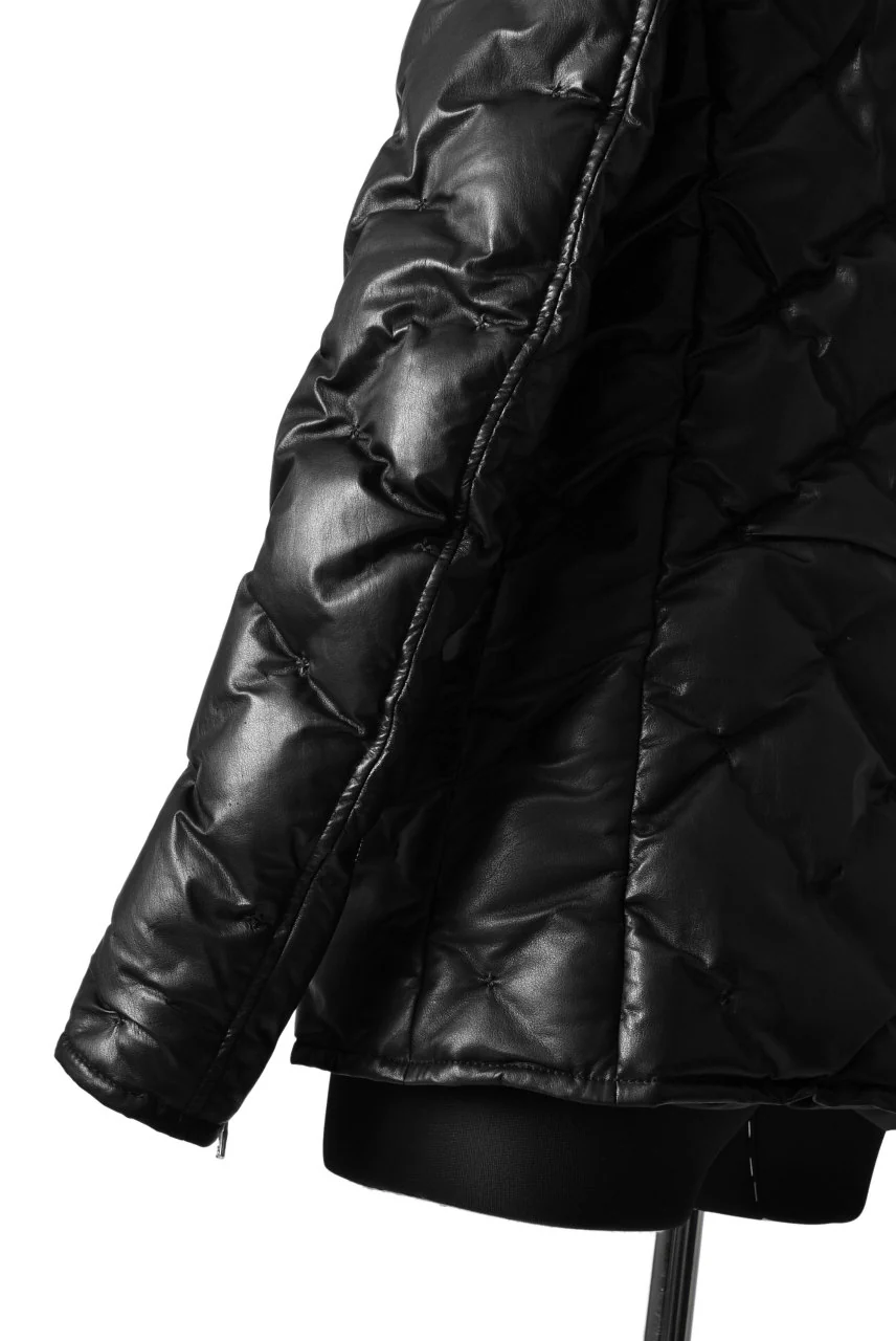 ISAMU KATAYAMA BACKLASH exclusive HOODED DOWN JACKET /［KANGAROO LEATHER / POLAND WHITE GOOSE] (BLACK) - Image 55