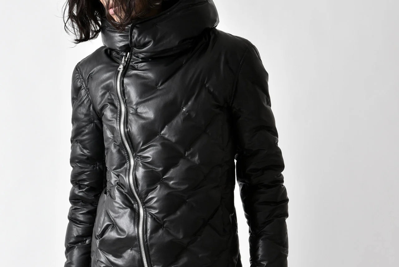 ISAMU KATAYAMA BACKLASH exclusive HOODED DOWN JACKET /［KANGAROO LEATHER / POLAND WHITE GOOSE] (BLACK) - Image 78