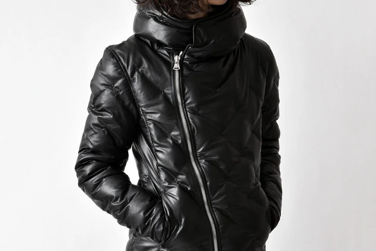 ISAMU KATAYAMA BACKLASH exclusive HOODED DOWN JACKET /［KANGAROO LEATHER / POLAND WHITE GOOSE] (BLACK) - Image 79