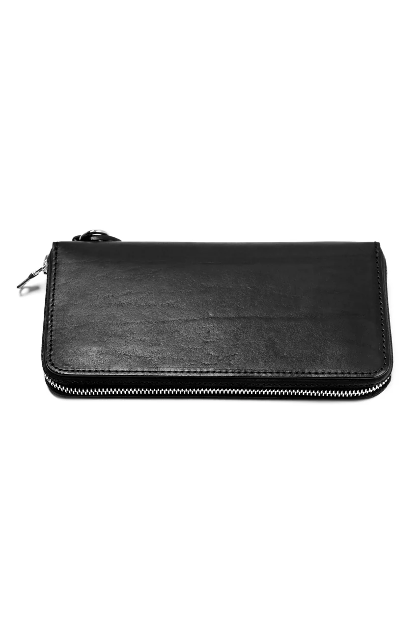 ISAMU KATAYAMA BACKLASH exclusive ROUND FASTNER WALLET / Italy Double Shoulder(PULL UP WAXED) - Image 8