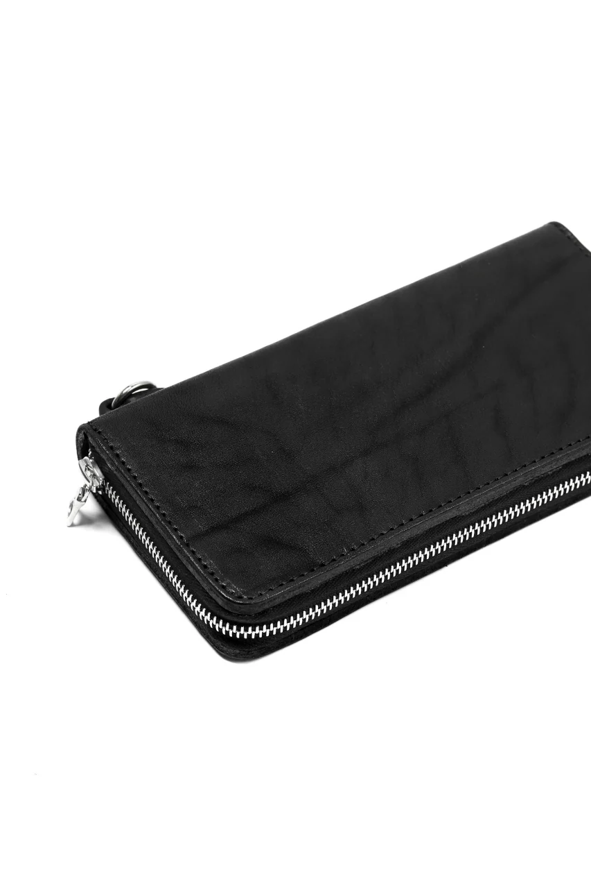 ISAMU KATAYAMA BACKLASH exclusive ROUND FASTNER WALLET / JAPAN DOUBLE SHOULDER  (OBJECT DYED) - Image 16