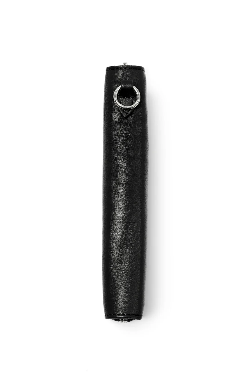 ISAMU KATAYAMA BACKLASH exclusive ROUND FASTNER WALLET / JAPAN DOUBLE SHOULDER  (OBJECT DYED) - Image 4