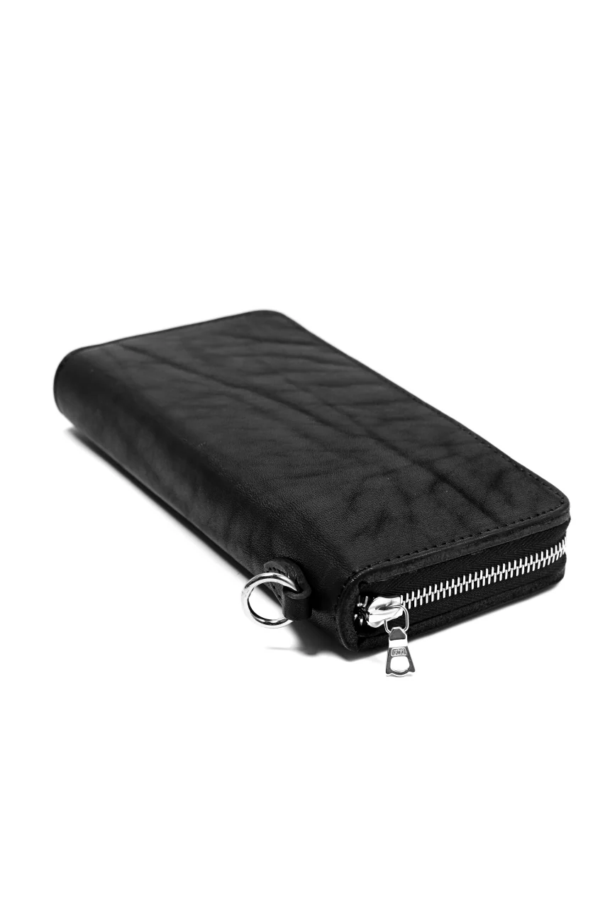ISAMU KATAYAMA BACKLASH exclusive ROUND FASTNER WALLET / JAPAN DOUBLE SHOULDER  (OBJECT DYED) - Image 9