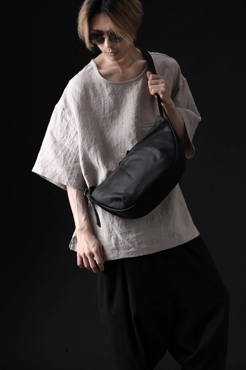 ISAMU KATAYAMA BACKLASH exclusive UTILITY BAG / GUIDI OILED CALF (BLACK) - Image 38