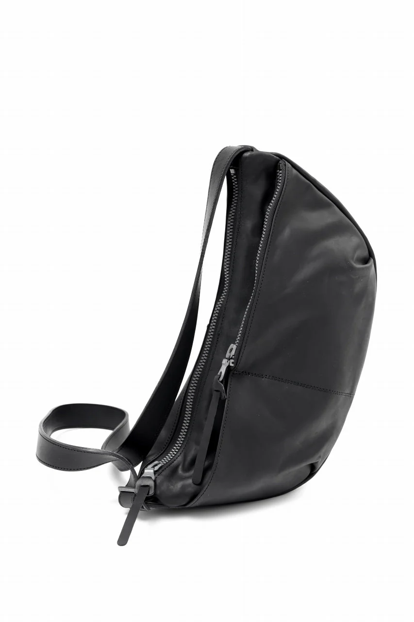 ISAMU KATAYAMA BACKLASH exclusive UTILITY BAG / GUIDI OILED CALF (BLACK) - Image 5