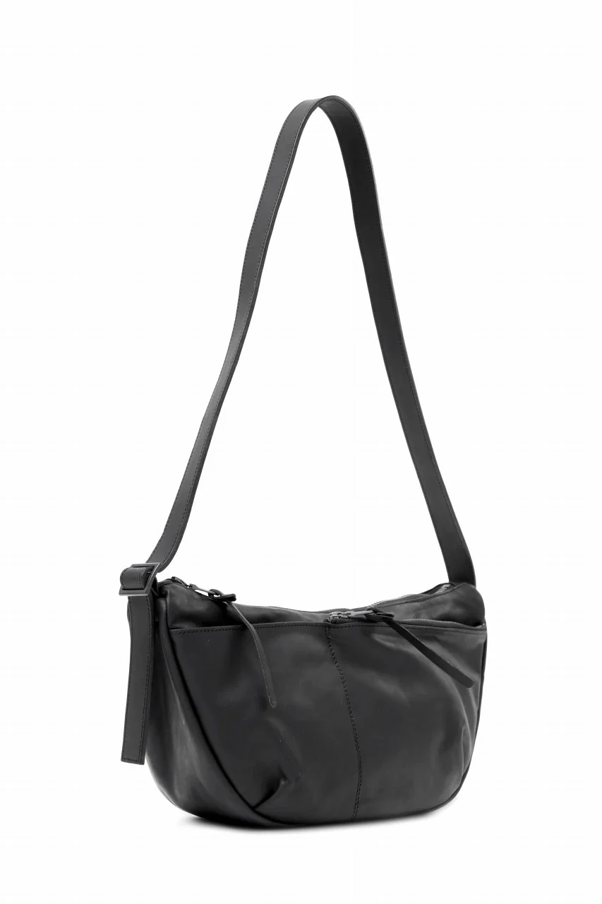 ISAMU KATAYAMA BACKLASH exclusive UTILITY BAG / GUIDI OILED CALF (BLACK) - Image 8
