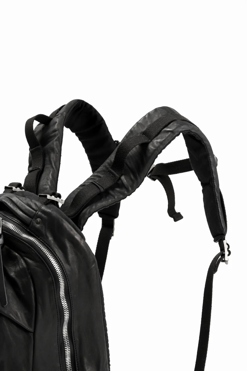 ISAMU KATAYAMA BACKLASH FUNCTIONAL BACKPACK / Italy Shoulder 0.8 OBJECT DYED (BLACK) - Image 17