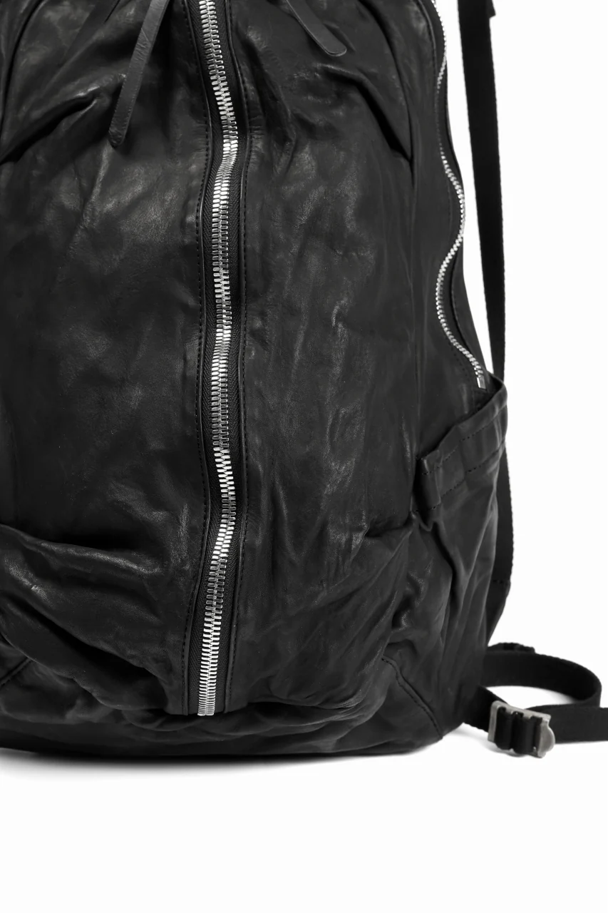 ISAMU KATAYAMA BACKLASH FUNCTIONAL BACKPACK / Italy Shoulder 0.8 OBJECT DYED (BLACK) - Image 19