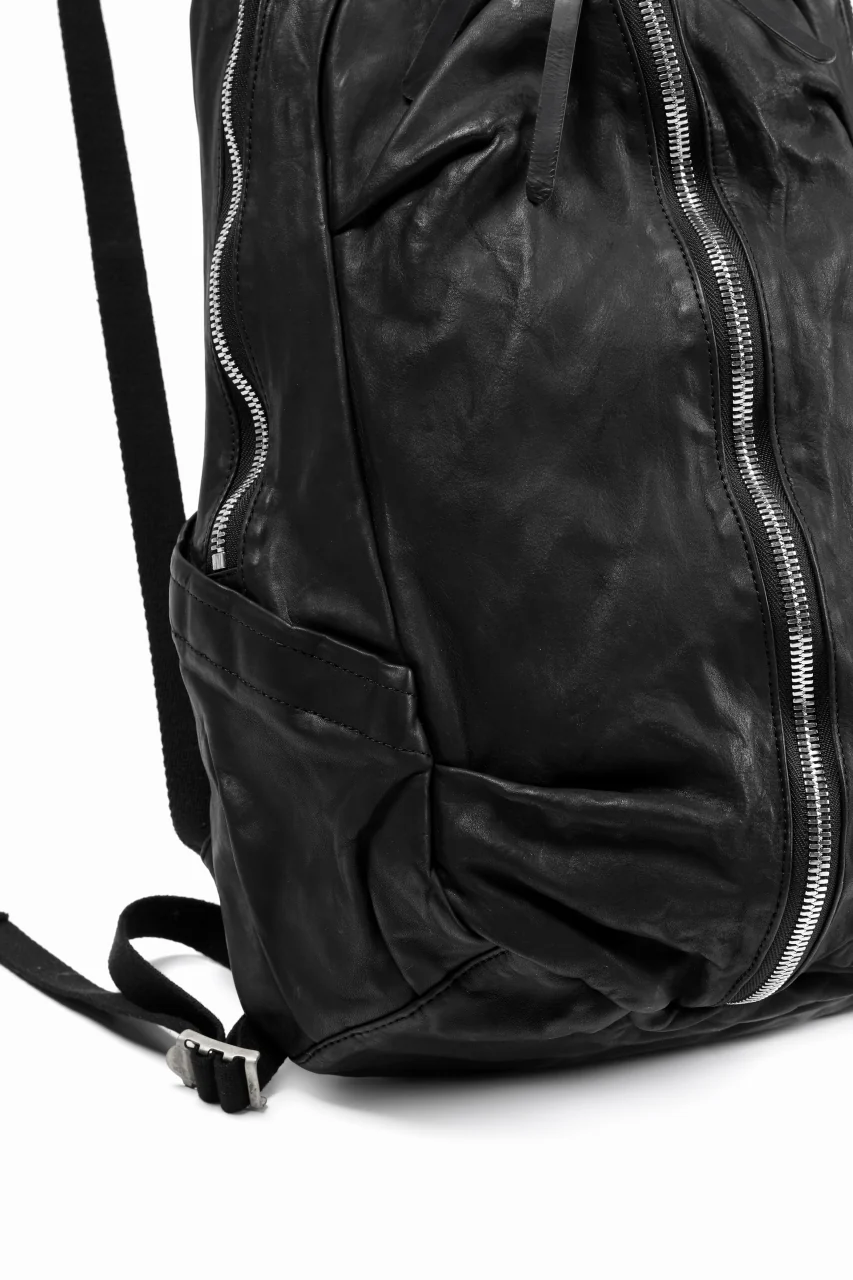 ISAMU KATAYAMA BACKLASH FUNCTIONAL BACKPACK / Italy Shoulder 0.8 OBJECT DYED (BLACK) - Image 20