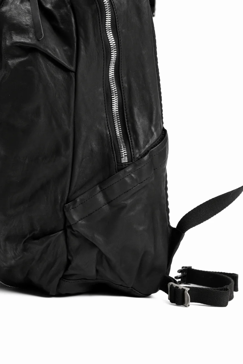 ISAMU KATAYAMA BACKLASH FUNCTIONAL BACKPACK / Italy Shoulder 0.8 OBJECT DYED (BLACK) - Image 21