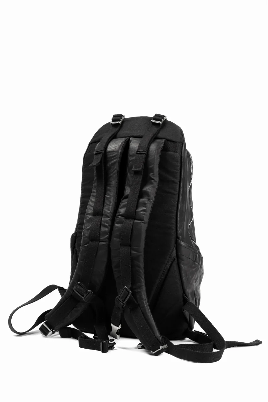ISAMU KATAYAMA BACKLASH FUNCTIONAL BACKPACK / Italy Shoulder 0.8 OBJECT DYED (BLACK) - Image 29