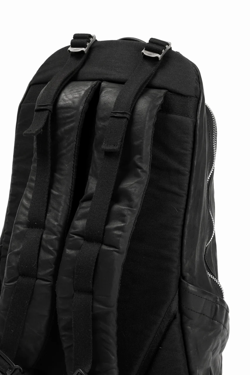 ISAMU KATAYAMA BACKLASH FUNCTIONAL BACKPACK / Italy Shoulder 0.8 OBJECT DYED (BLACK) - Image 30