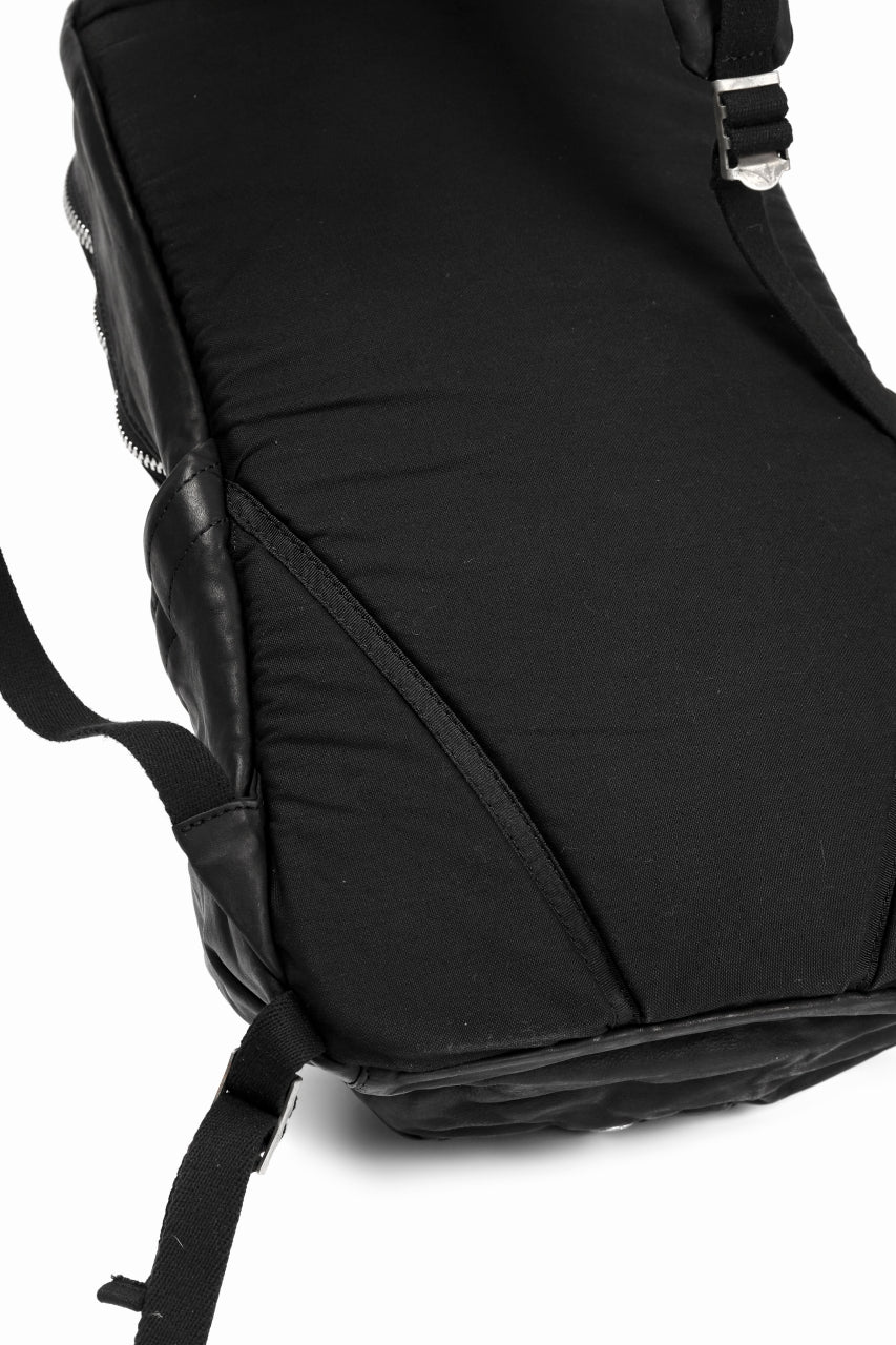 ISAMU KATAYAMA BACKLASH FUNCTIONAL BACKPACK / Italy Shoulder 0.8 OBJECT DYED (BLACK) - Image 32