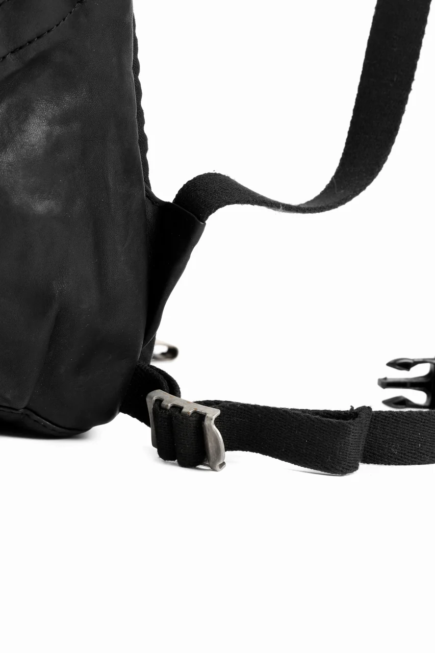 ISAMU KATAYAMA BACKLASH FUNCTIONAL BACKPACK / Italy Shoulder 0.8 OBJECT DYED (BLACK) - Image 33