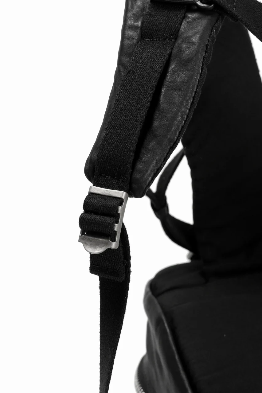 ISAMU KATAYAMA BACKLASH FUNCTIONAL BACKPACK / Italy Shoulder 0.8 OBJECT DYED (BLACK) - Image 34
