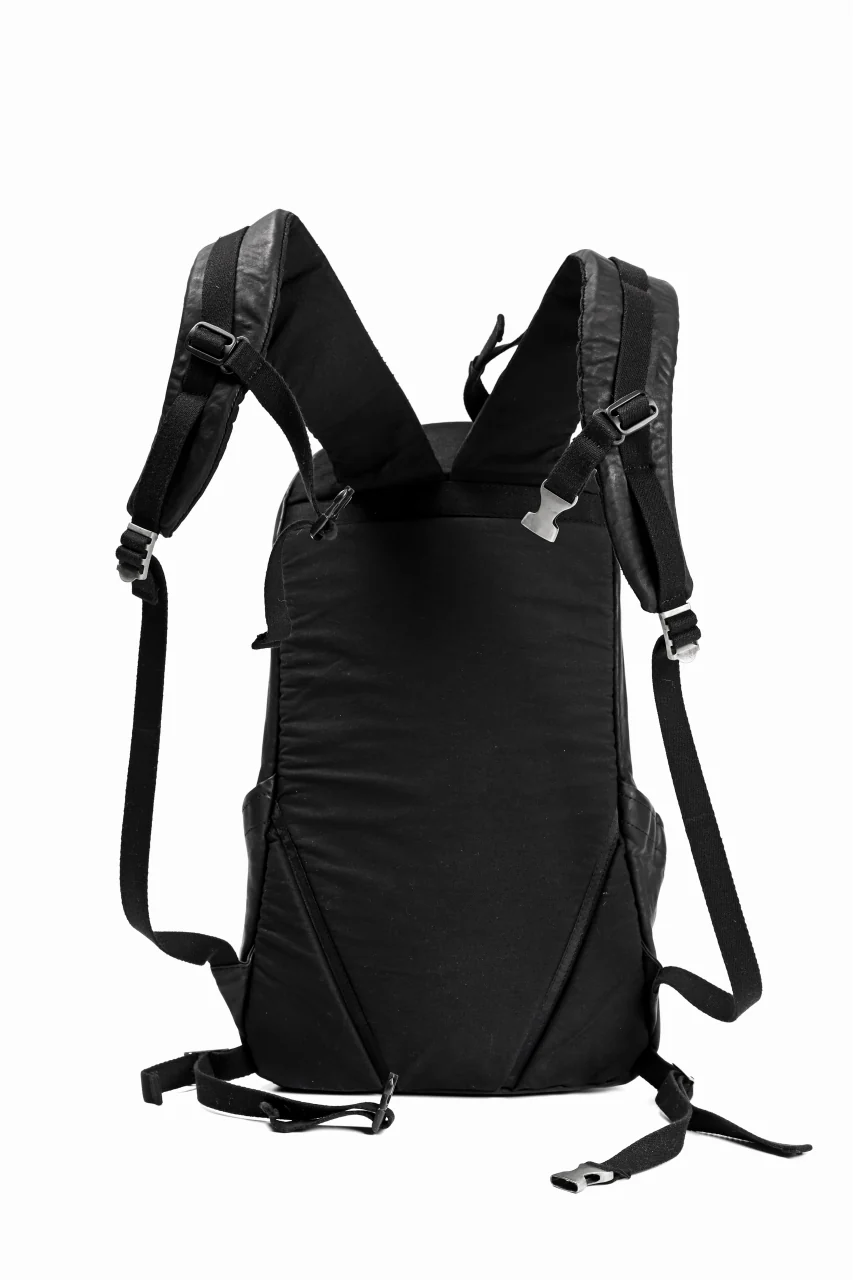 ISAMU KATAYAMA BACKLASH FUNCTIONAL BACKPACK / Italy Shoulder 0.8 OBJECT DYED (BLACK) - Image 7