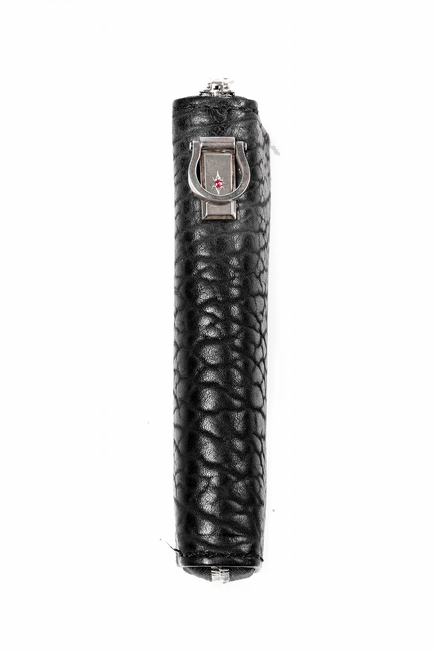 ISAMU KATAYAMA BACKLASH FUR SEAL COIN PURSE (BLACK) - Image 3