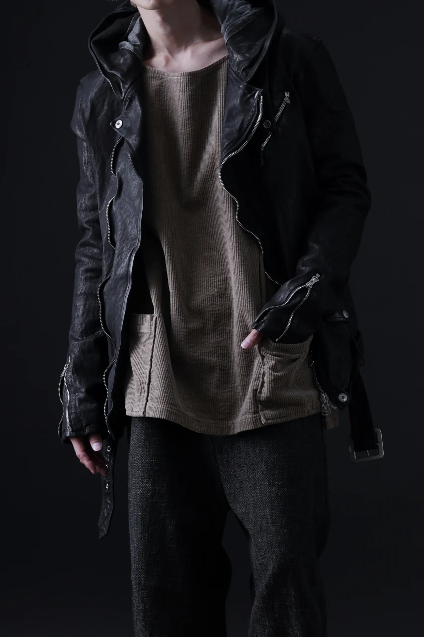 ISAMU KATAYAMA BACKLASH GARENT-DYED PULLOVER / 7W STRETCH CORDUROY (KHAKI) - Image 26