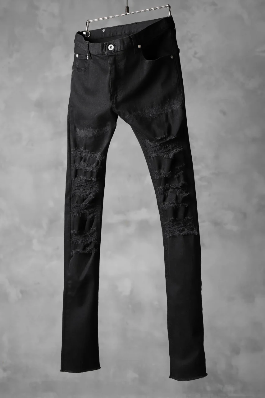 ISAMU KATAYAMA BACKLASH HIGH POWER STRETCH SKINNY PANTS (REPAIRED DEERSKIN) - Image 2