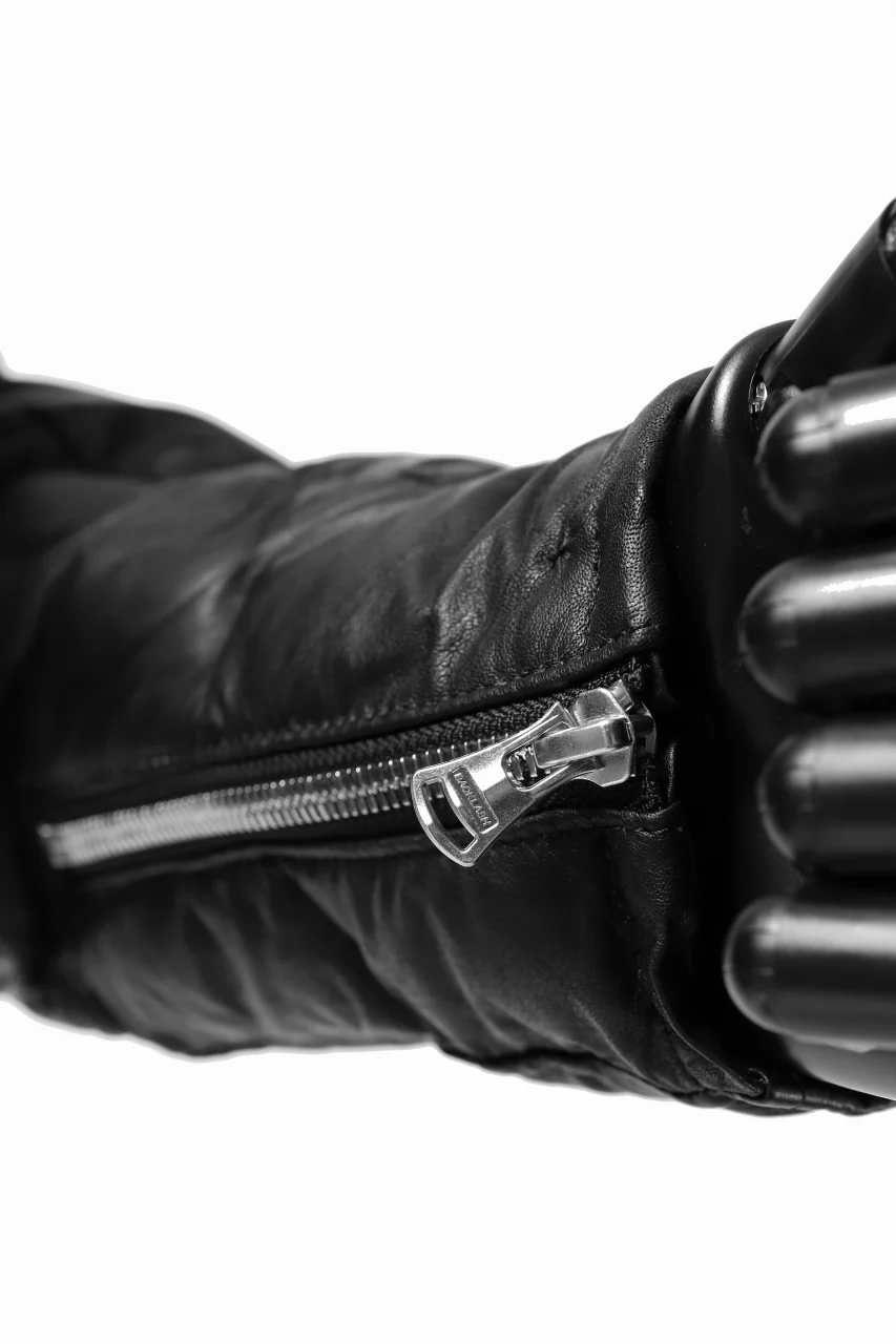 ISAMU KATAYAMA BACKLASH HOODED DOWN JACKET / KANGAROO + POLISH WHITE GOOSE (BLACK) - Image 26