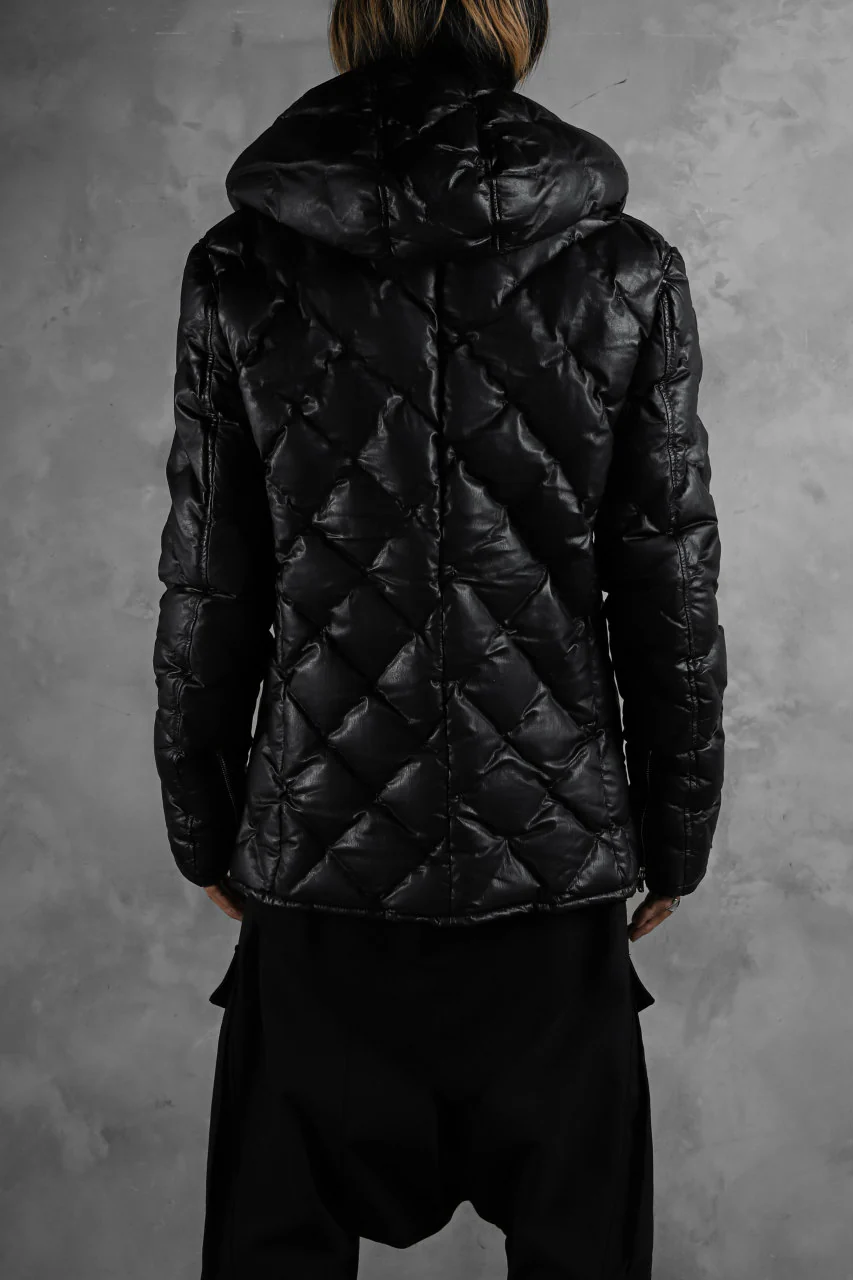 ISAMU KATAYAMA BACKLASH HOODED DOWN JACKET / KANGAROO + POLISH WHITE GOOSE (BLACK) - Image 34