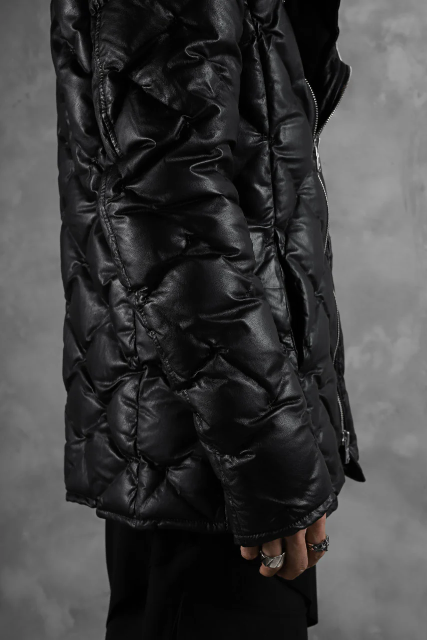 ISAMU KATAYAMA BACKLASH HOODED DOWN JACKET / KANGAROO + POLISH WHITE GOOSE (BLACK) - Image 41