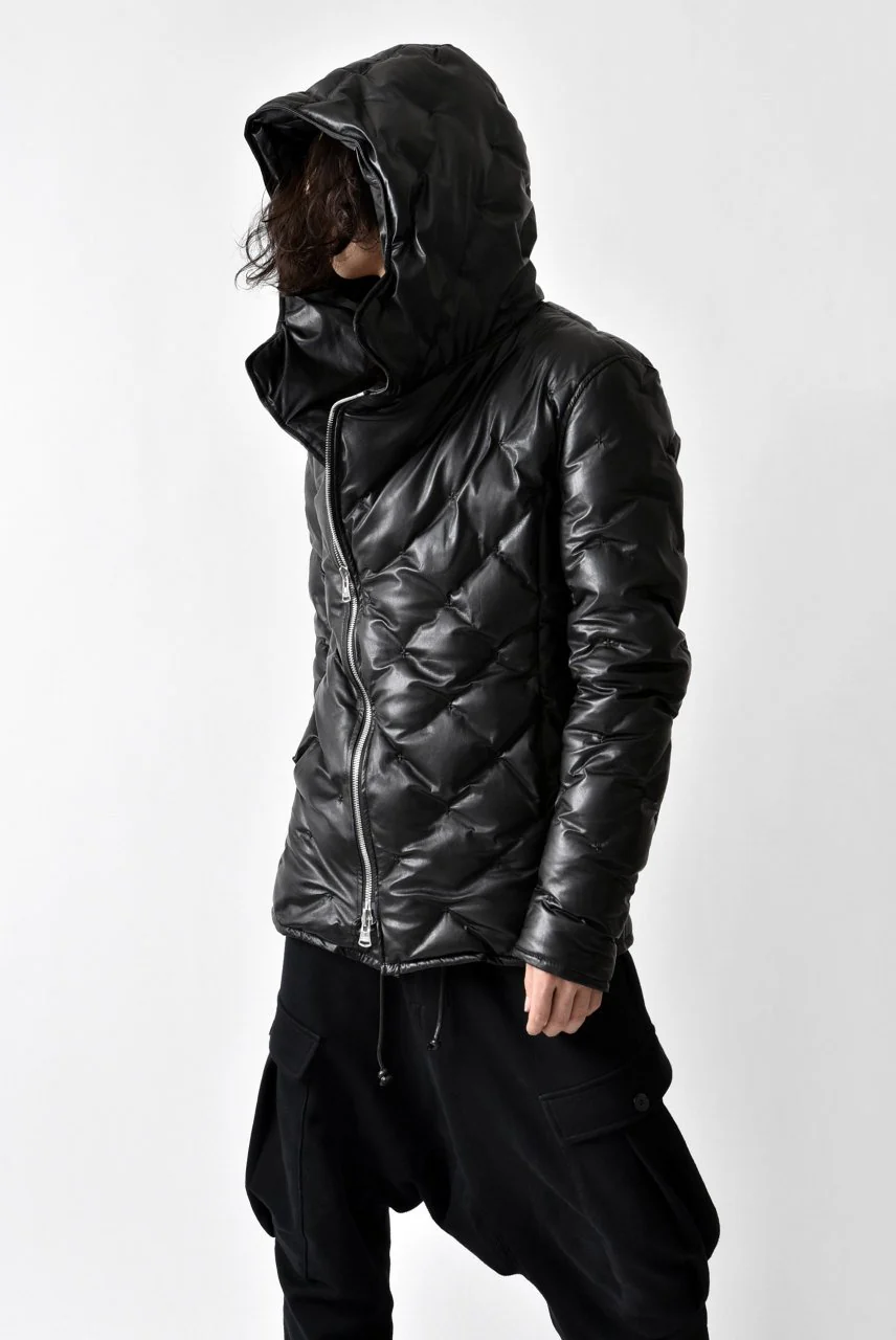 ISAMU KATAYAMA BACKLASH HOODED DOWN JACKET / KANGAROO + POLISH WHITE GOOSE (BLACK) - Image 51