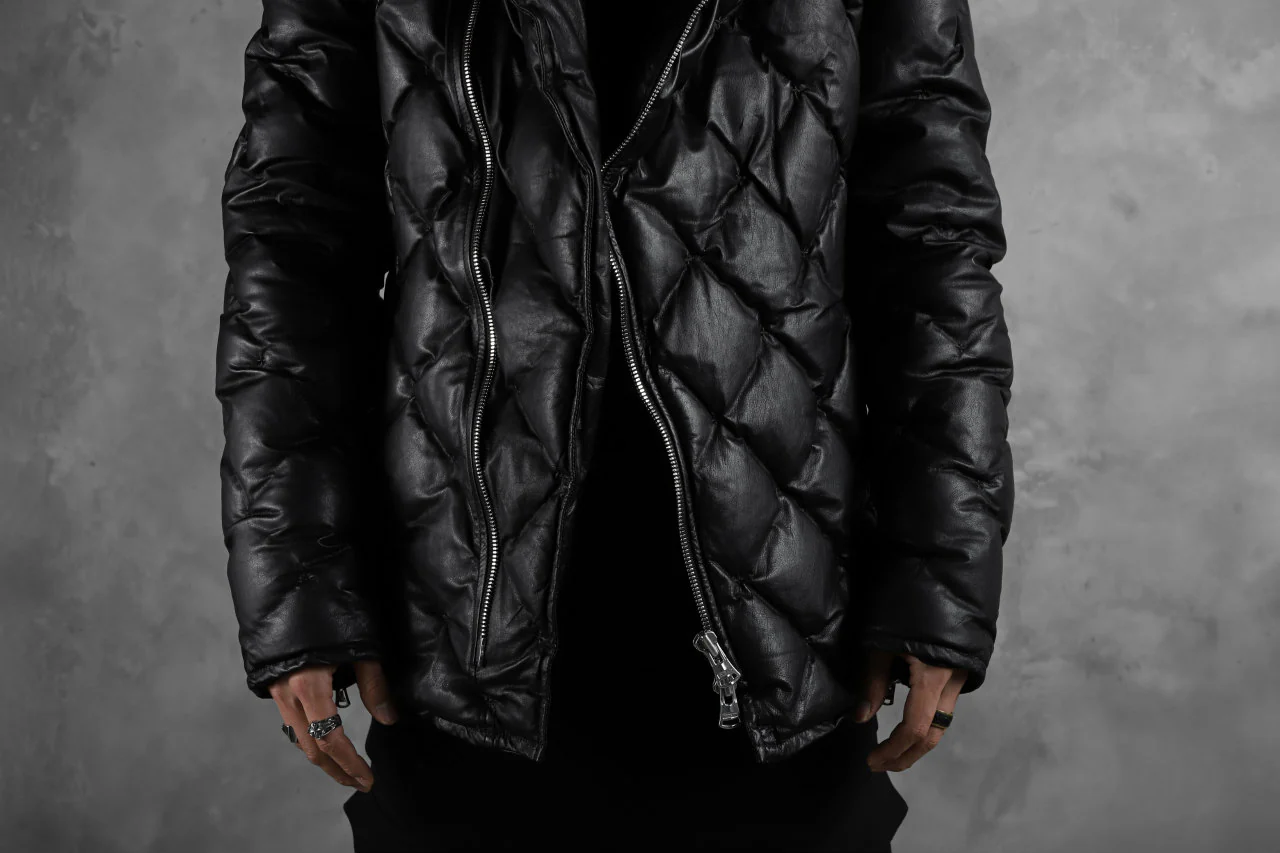 ISAMU KATAYAMA BACKLASH HOODED DOWN JACKET / KANGAROO + POLISH WHITE GOOSE (BLACK) - Image 56