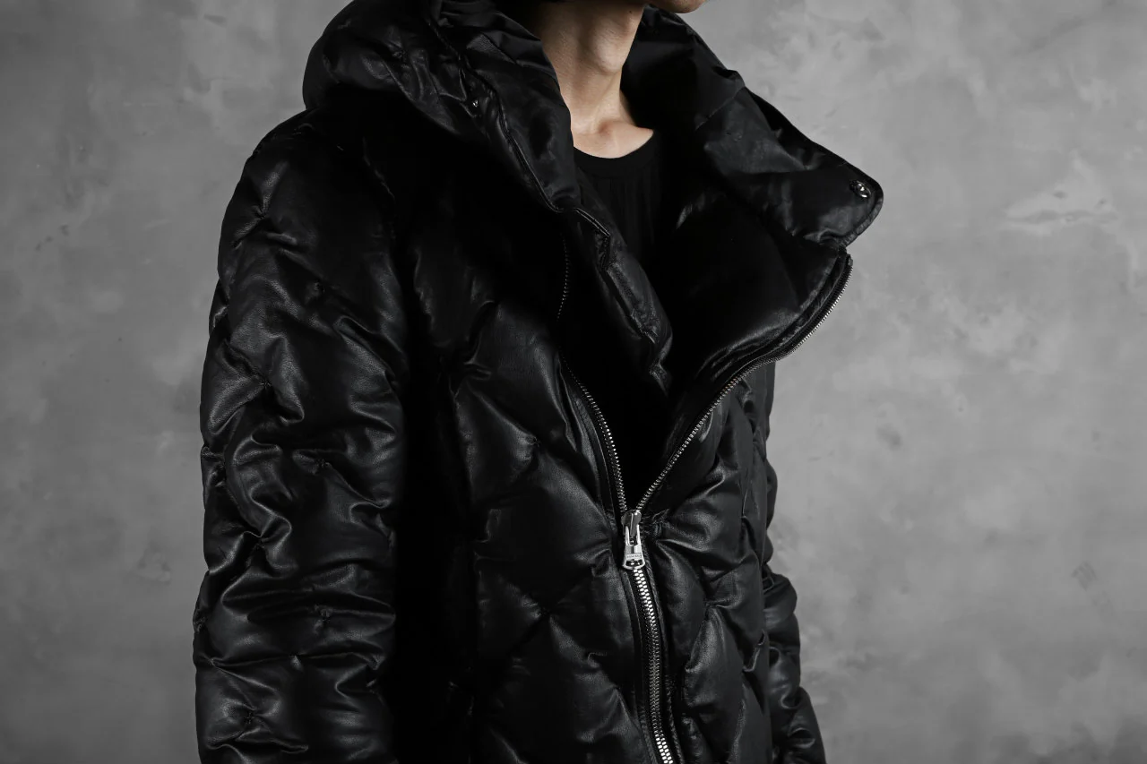 ISAMU KATAYAMA BACKLASH HOODED DOWN JACKET / KANGAROO + POLISH WHITE GOOSE (BLACK) - Image 57