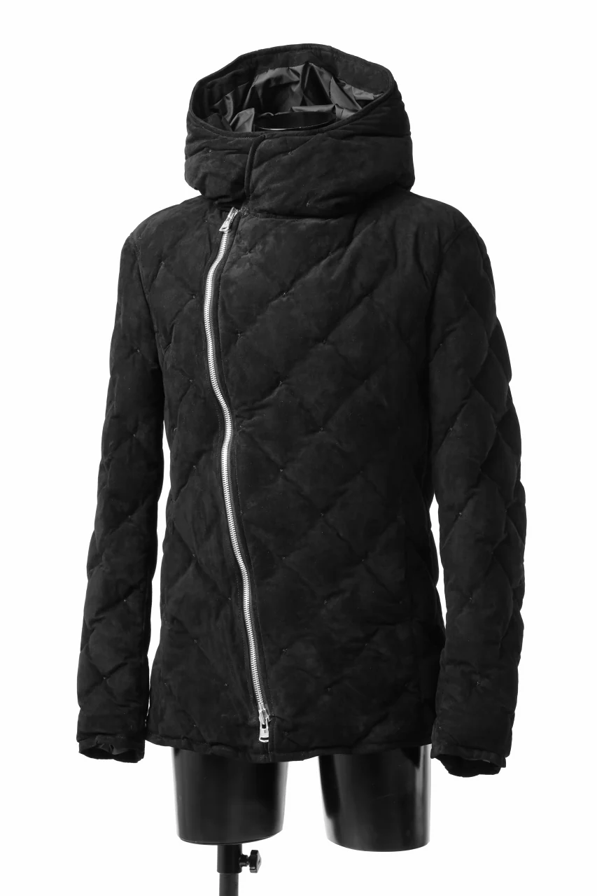 ISAMU KATAYAMA BACKLASH HOODED DOWN JACKET / KANGAROO REVERSE + POLISH WHITE GOOSE (BLACK) - Image 17