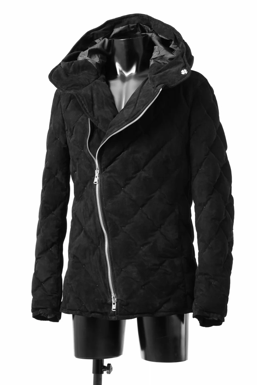 ISAMU KATAYAMA BACKLASH HOODED DOWN JACKET / KANGAROO REVERSE + POLISH WHITE GOOSE (BLACK) - Image 18