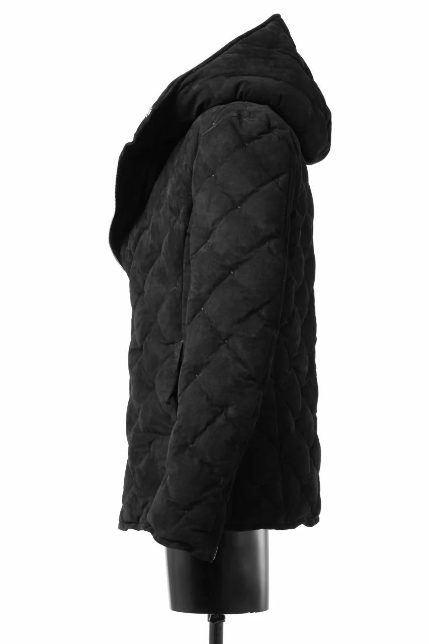ISAMU KATAYAMA BACKLASH HOODED DOWN JACKET / KANGAROO REVERSE + POLISH WHITE GOOSE (BLACK) - Image 19