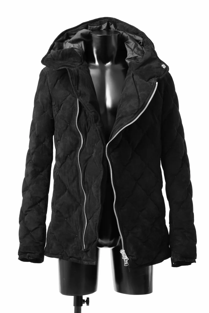ISAMU KATAYAMA BACKLASH HOODED DOWN JACKET / KANGAROO REVERSE + POLISH WHITE GOOSE (BLACK) - Image 23