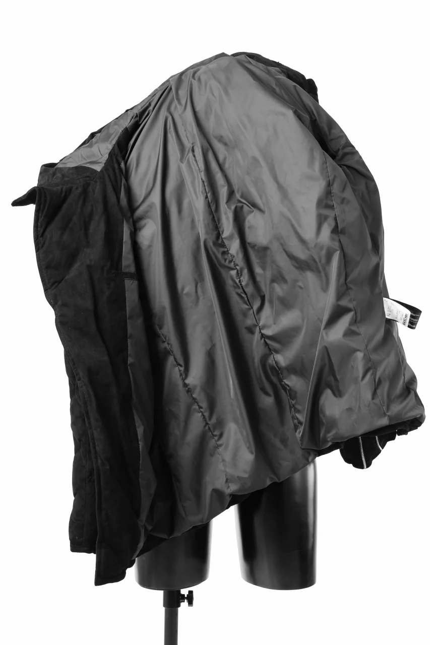 ISAMU KATAYAMA BACKLASH HOODED DOWN JACKET / KANGAROO REVERSE + POLISH WHITE GOOSE (BLACK) - Image 24