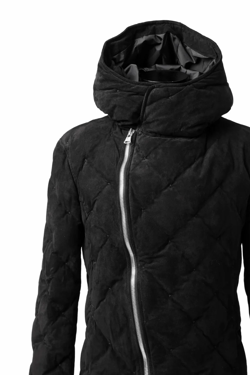 ISAMU KATAYAMA BACKLASH HOODED DOWN JACKET / KANGAROO REVERSE + POLISH WHITE GOOSE (BLACK) - Image 25