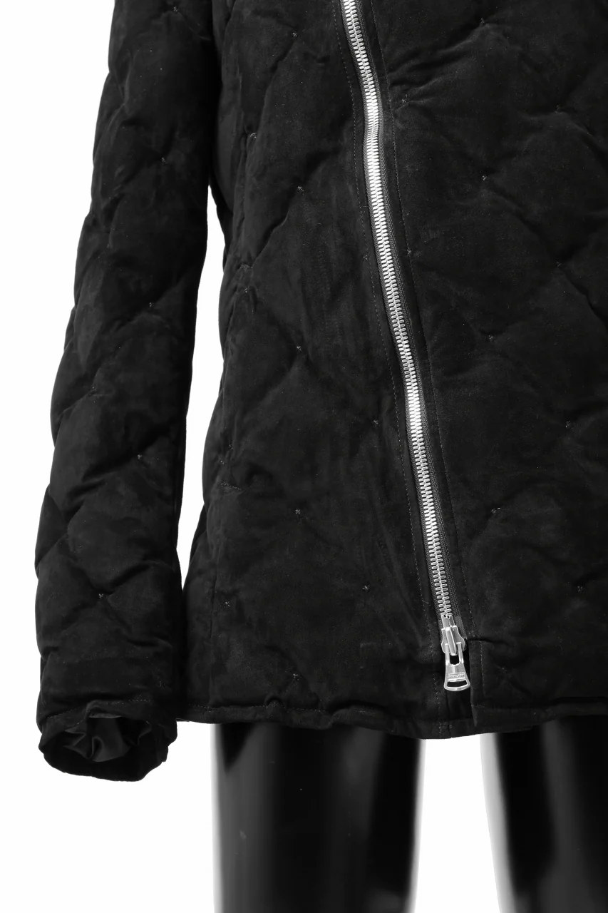 ISAMU KATAYAMA BACKLASH HOODED DOWN JACKET / KANGAROO REVERSE + POLISH WHITE GOOSE (BLACK) - Image 27