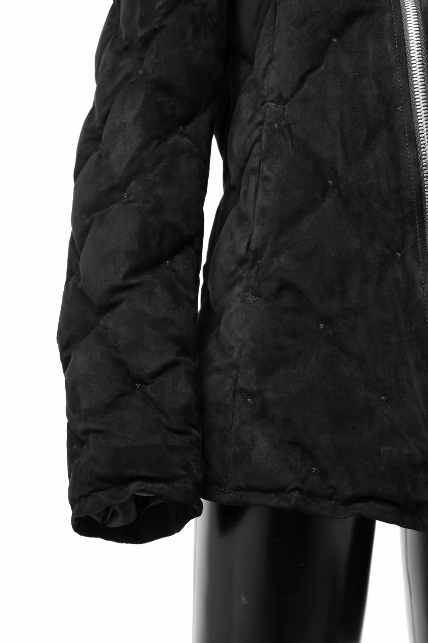 ISAMU KATAYAMA BACKLASH HOODED DOWN JACKET / KANGAROO REVERSE + POLISH WHITE GOOSE (BLACK) - Image 28