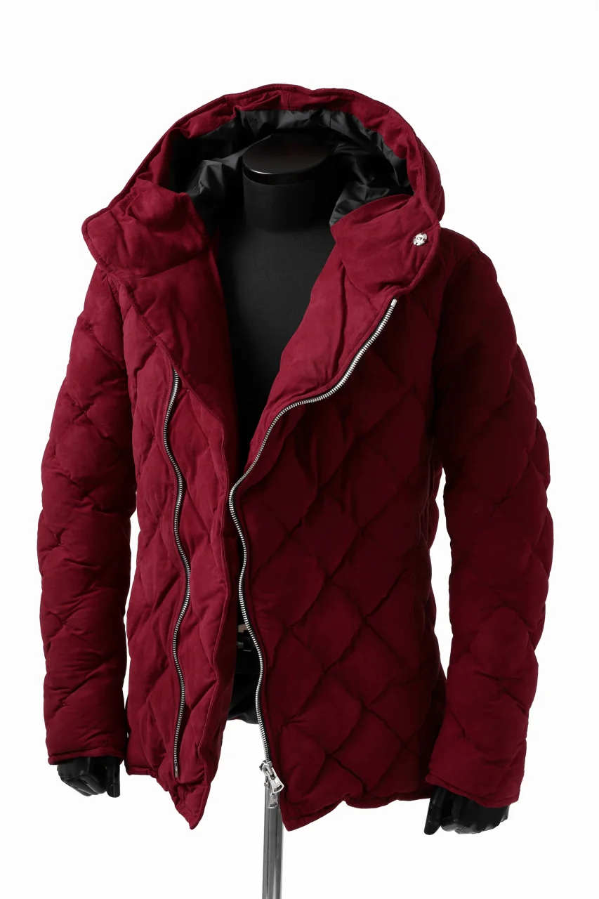 ISAMU KATAYAMA BACKLASH HOODED DOWN JACKET / KANGAROO REVERSE + POLISH WHITE GOOSE (RED) - Image 10