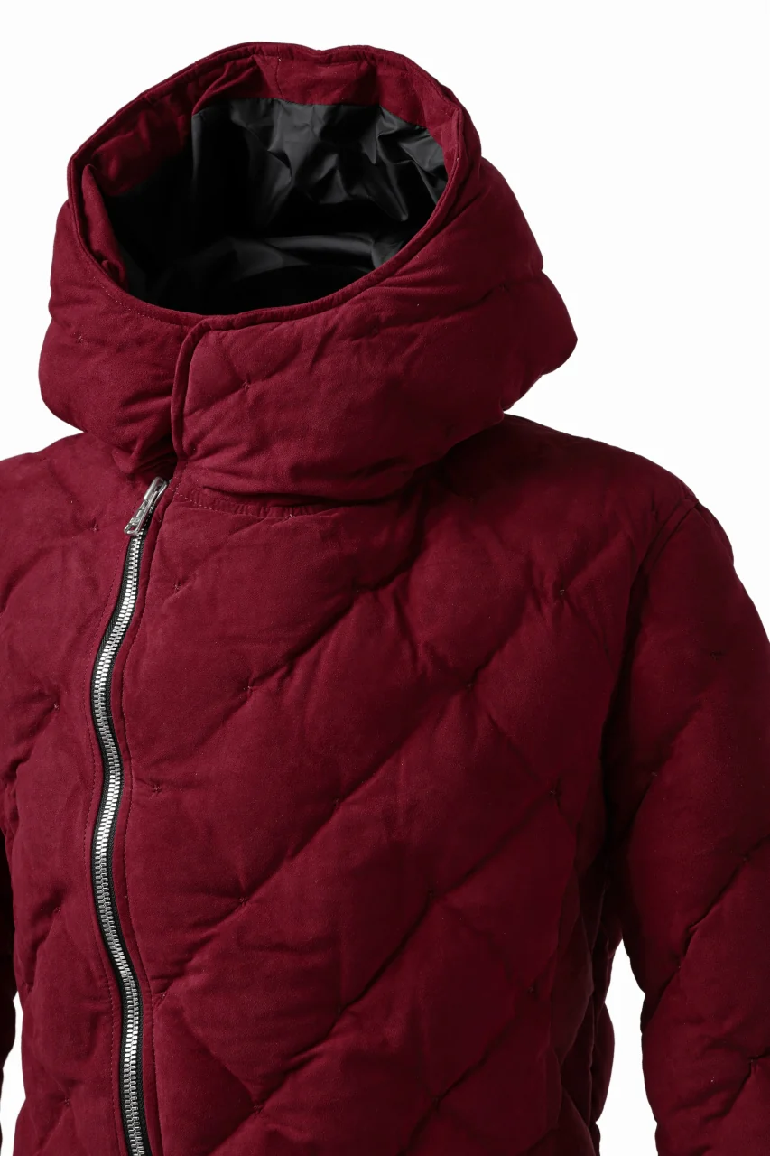 ISAMU KATAYAMA BACKLASH HOODED DOWN JACKET / KANGAROO REVERSE + POLISH WHITE GOOSE (RED) - Image 16