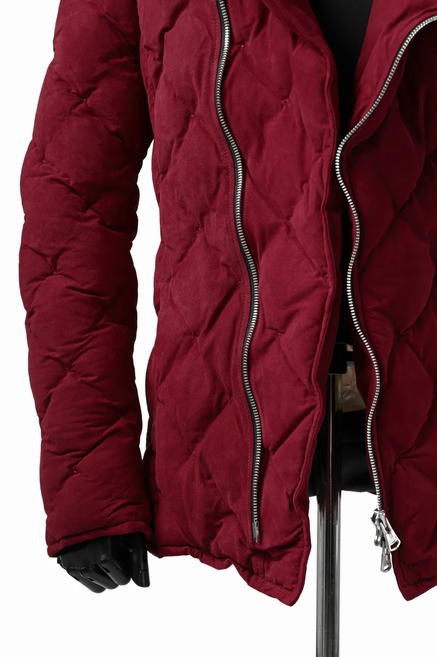 ISAMU KATAYAMA BACKLASH HOODED DOWN JACKET / KANGAROO REVERSE + POLISH WHITE GOOSE (RED) - Image 18