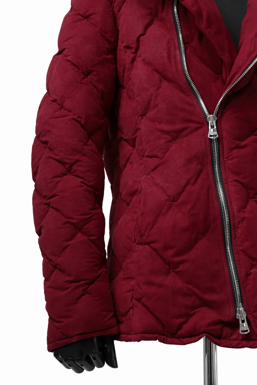 ISAMU KATAYAMA BACKLASH HOODED DOWN JACKET / KANGAROO REVERSE + POLISH WHITE GOOSE (RED) - Image 20