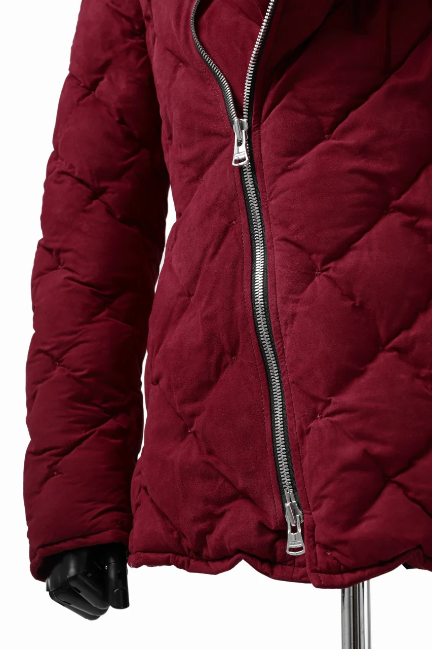 ISAMU KATAYAMA BACKLASH HOODED DOWN JACKET / KANGAROO REVERSE + POLISH WHITE GOOSE (RED) - Image 21