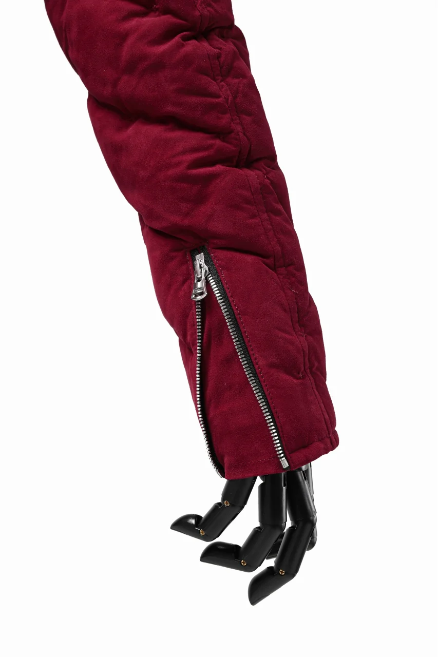 ISAMU KATAYAMA BACKLASH HOODED DOWN JACKET / KANGAROO REVERSE + POLISH WHITE GOOSE (RED) - Image 24