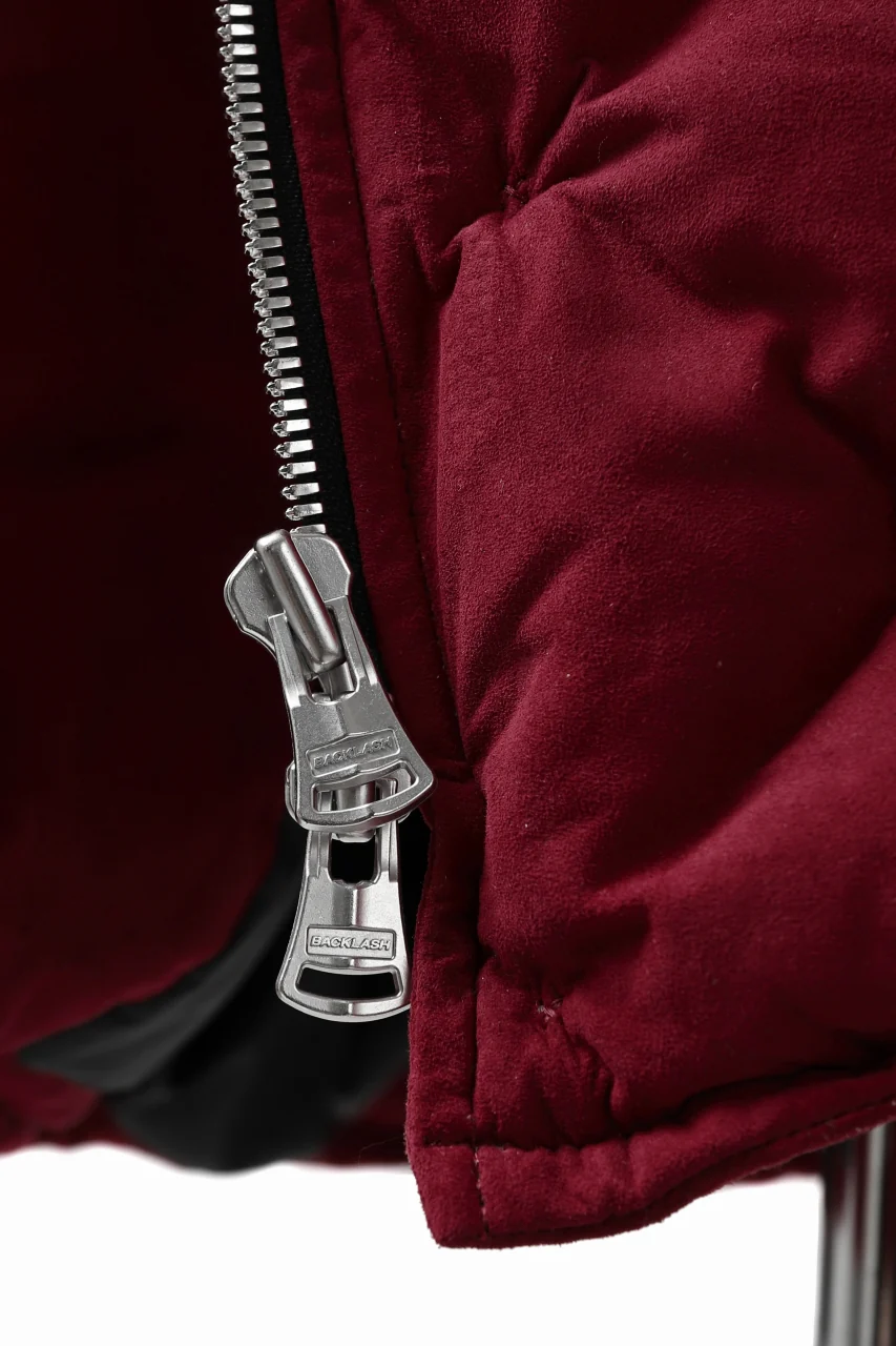ISAMU KATAYAMA BACKLASH HOODED DOWN JACKET / KANGAROO REVERSE + POLISH WHITE GOOSE (RED) - Image 29