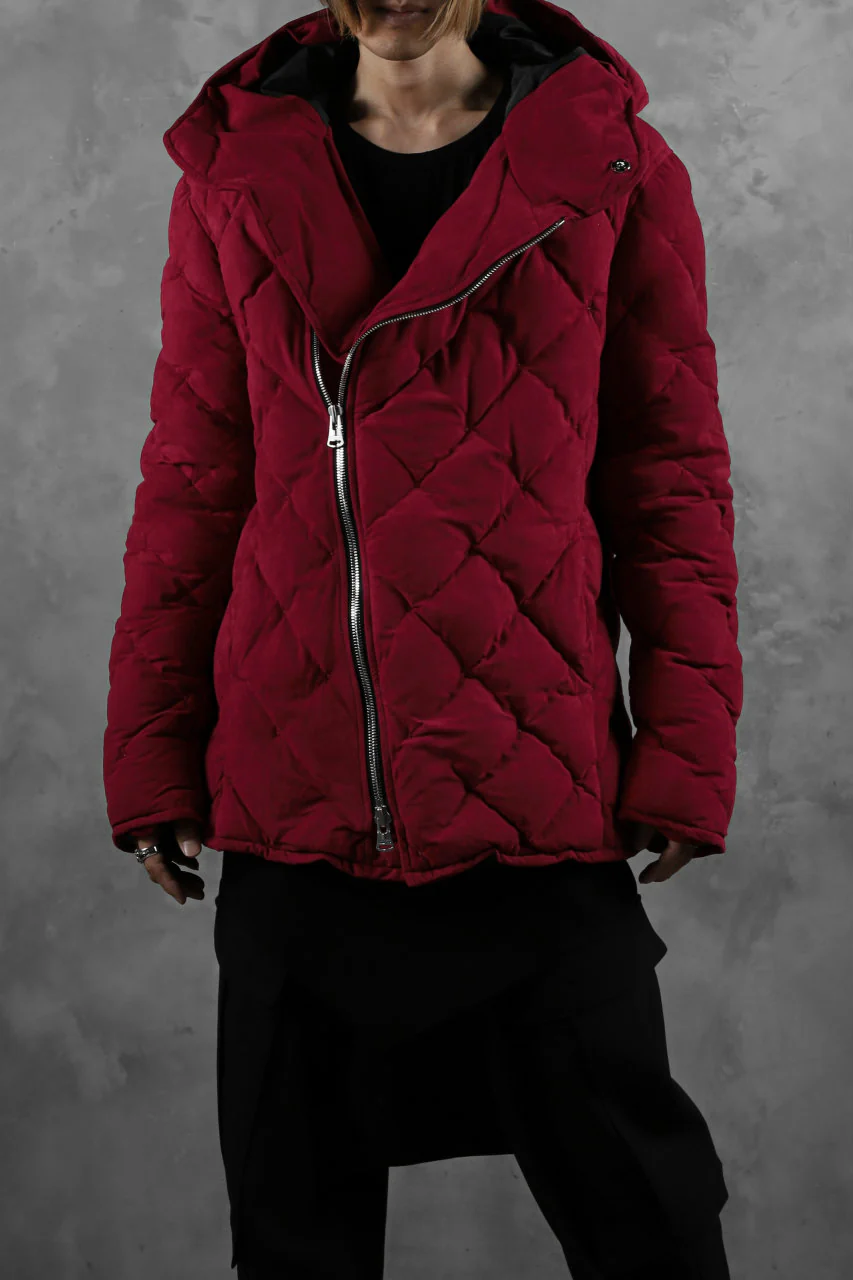 ISAMU KATAYAMA BACKLASH HOODED DOWN JACKET / KANGAROO REVERSE + POLISH WHITE GOOSE (RED) - Image 30