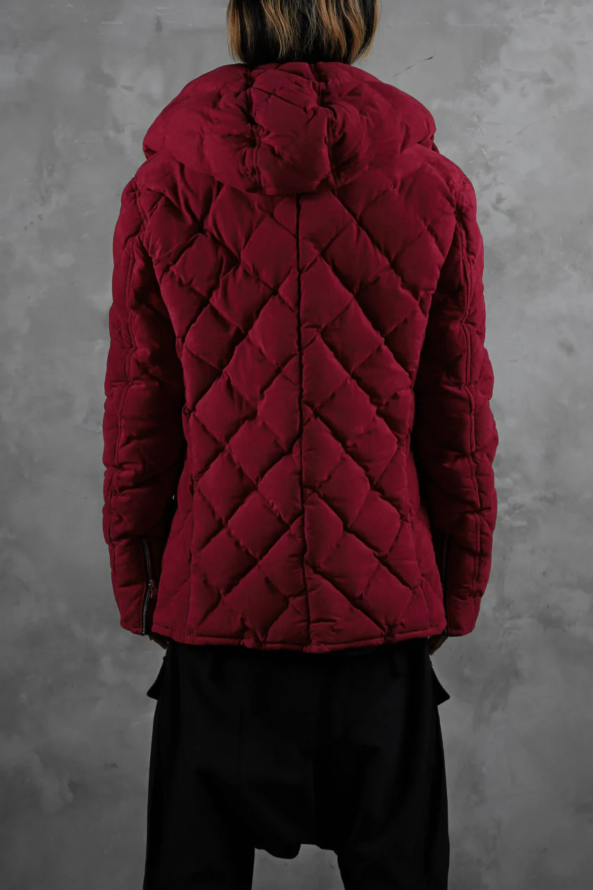 ISAMU KATAYAMA BACKLASH HOODED DOWN JACKET / KANGAROO REVERSE + POLISH WHITE GOOSE (RED) - Image 32