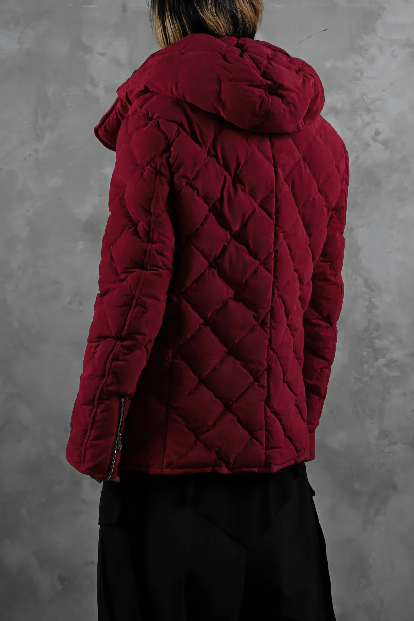 ISAMU KATAYAMA BACKLASH HOODED DOWN JACKET / KANGAROO REVERSE + POLISH WHITE GOOSE (RED) - Image 33