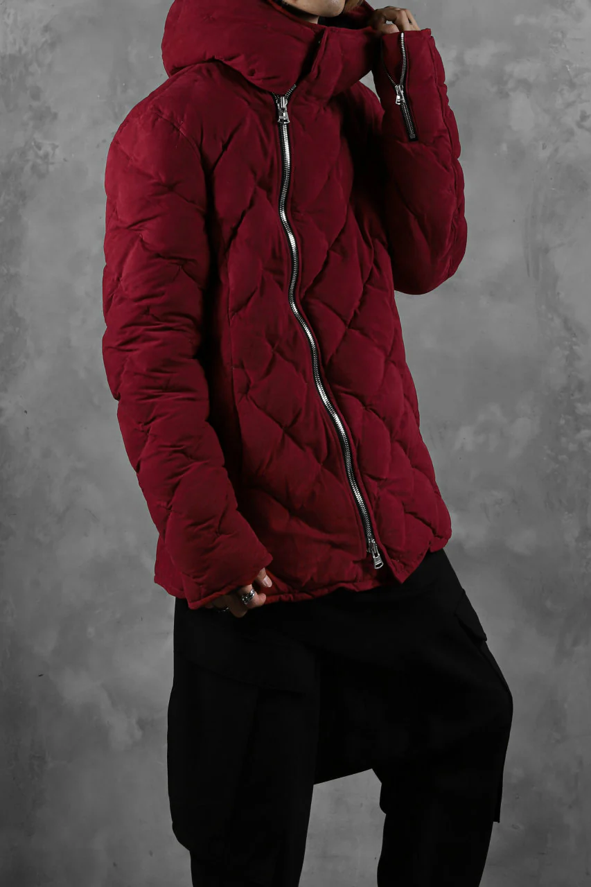 ISAMU KATAYAMA BACKLASH HOODED DOWN JACKET / KANGAROO REVERSE + POLISH WHITE GOOSE (RED) - Image 34