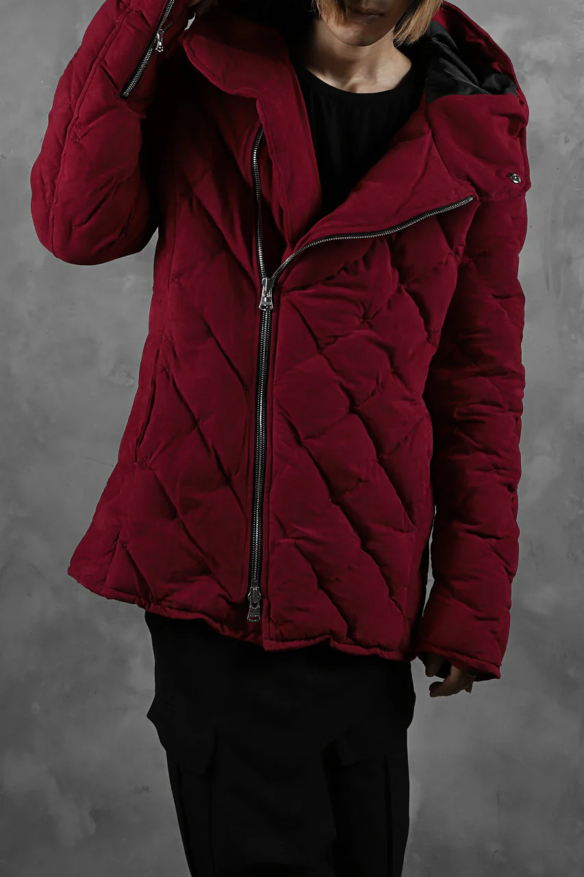 ISAMU KATAYAMA BACKLASH HOODED DOWN JACKET / KANGAROO REVERSE + POLISH WHITE GOOSE (RED) - Image 35