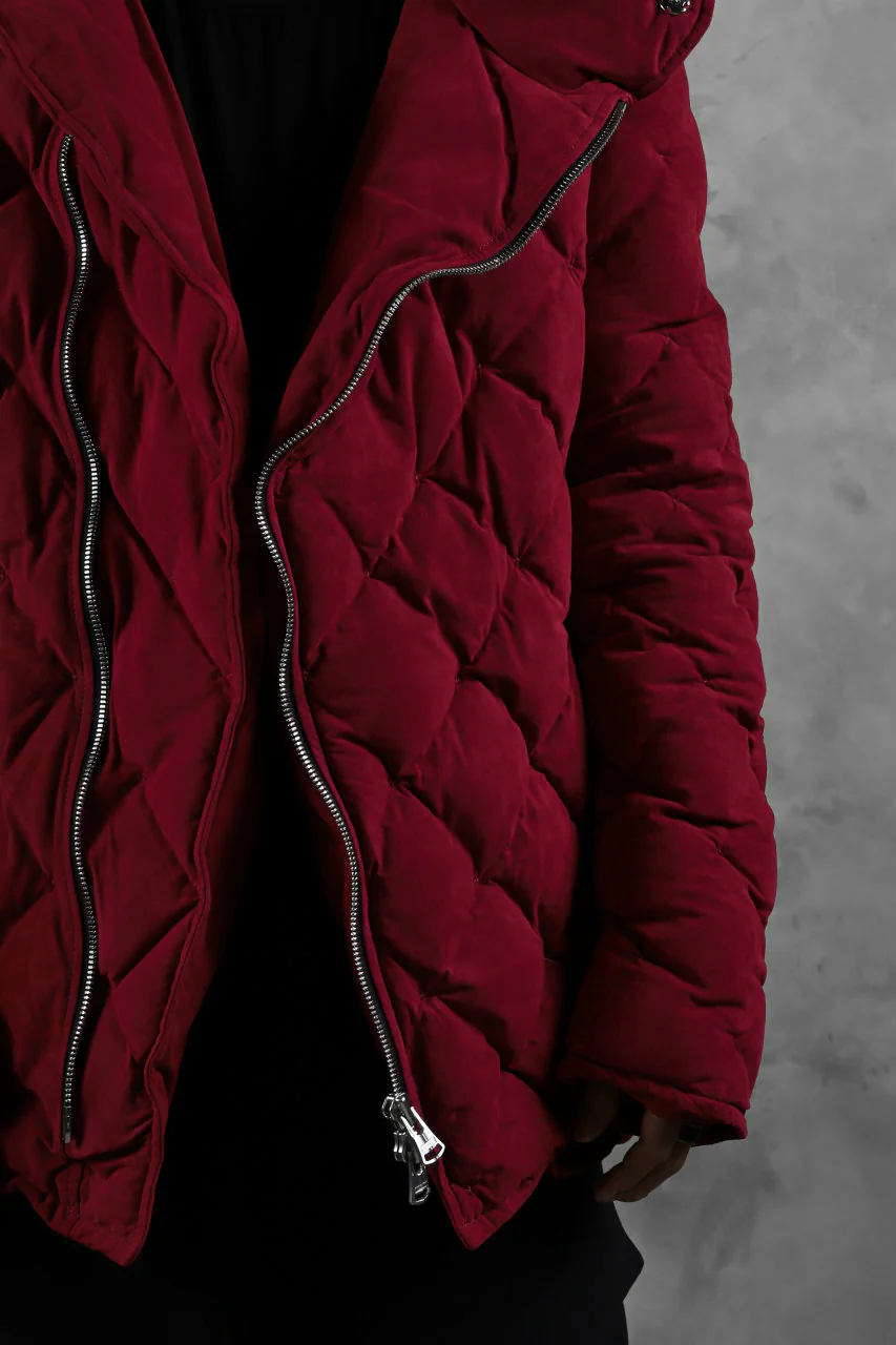 ISAMU KATAYAMA BACKLASH HOODED DOWN JACKET / KANGAROO REVERSE + POLISH WHITE GOOSE (RED) - Image 38